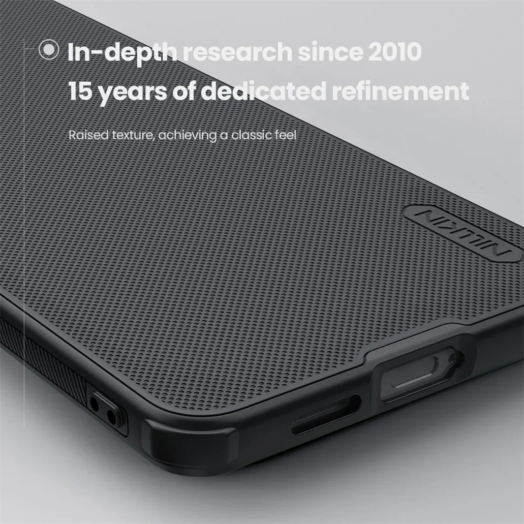 For Samsung Galaxy S25 Edge Case Nillkin Frosted Shield Pro Soft Edges Hard Shell Shockproof Ultra-thin Cover For SAM S25 Edge