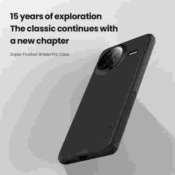 Чехол Nillkin Super Frosted Shield Pro для Xiaomi Poco F7 Pro, Poco F7 Ultra, Redmi K80, Redmi K80 Pro — изображение 2