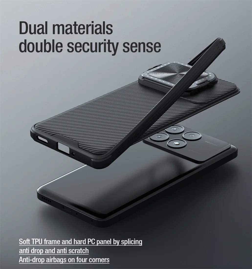 Чехол Nillkin Camshield Pro для Xiaomi Poco F6 Pro (Magnetic)