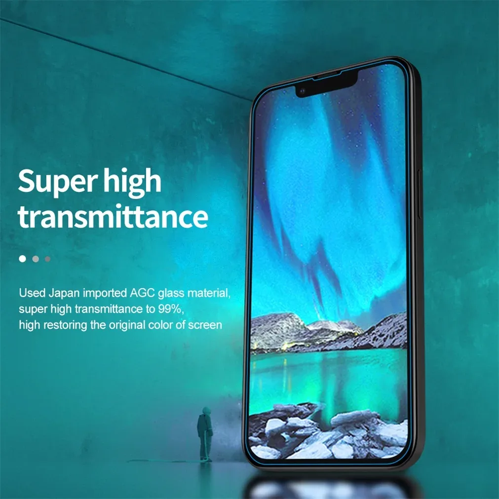 Nillkin For iPhone 16e / 14 / 13 / 13 PRO Tempered Glass Amazing H+PRO Anti-Explosion 2.5D 0.2mm Screen Protector For iPhone 16e