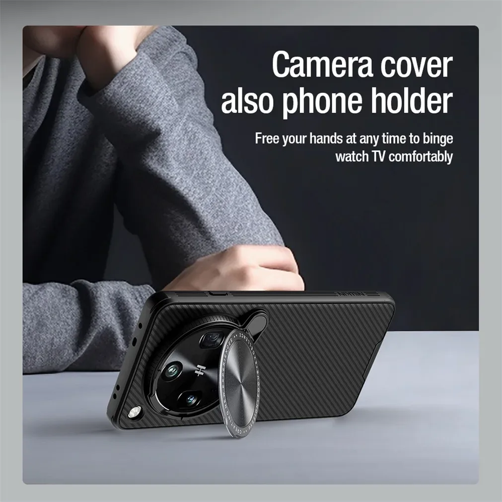 For OPPO Find X8 Ultra MagSafe Case NILLKIN CamShield Prop Magnetic Wireless Charging Phone Holder Camera Cover For Find X8Ultra