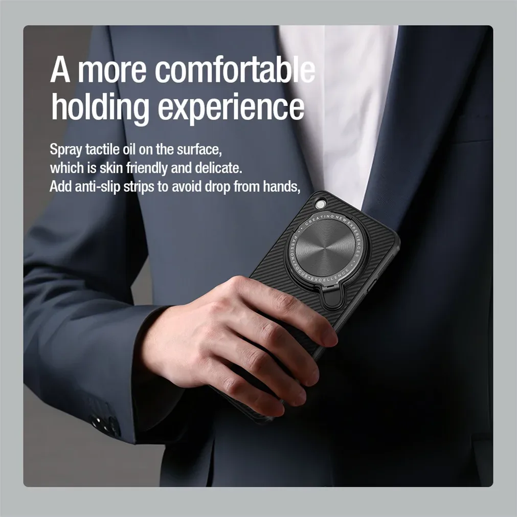 For OPPO Find X8 Ultra MagSafe Case NILLKIN CamShield Prop Magnetic Wireless Charging Phone Holder Camera Cover For Find X8Ultra