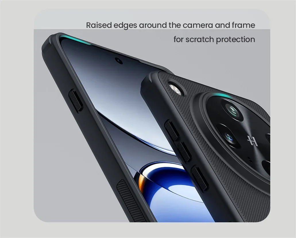 For OPPO Find X8 Ultra Case Nillkin Frosted Shield Pro Soft Edges Hard Shell Shockproof Ultra-thin Back Cover For Find X8 Ultra