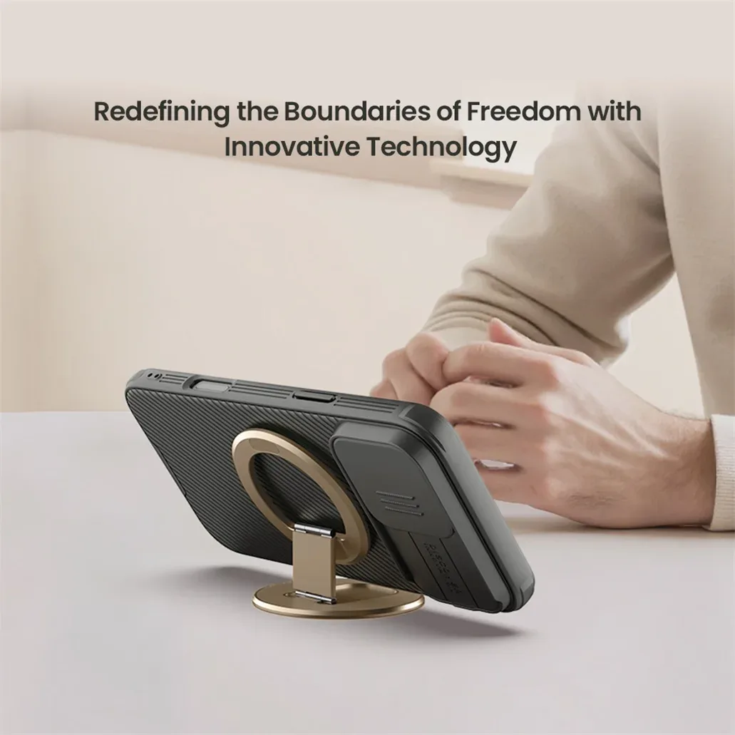 Nillkin Dual-Magnet Grip Phone Holder MagSafe Portable Folding Stand Ultra-thin Multi-angle Adjustable Dual-Sided Magnetic Ring