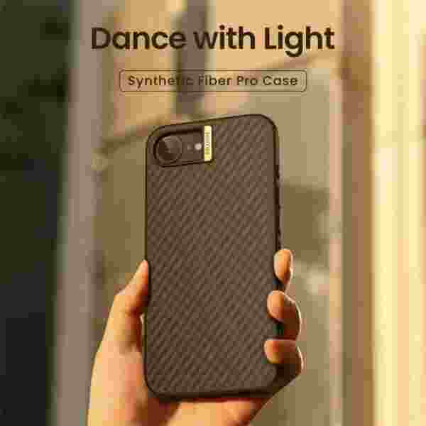 Чехол Nillkin Synthetic Fiber Pro для iPhone 16e (MagSafe)