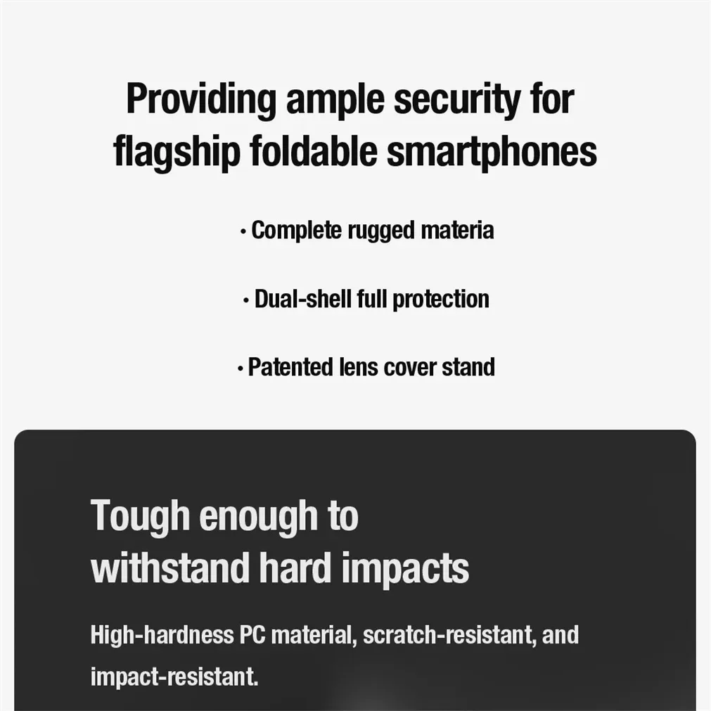 Чехол Nillkin Super Frosted Shield Prop для Vivo X Fold 3 Pro, Vivo X Fold 3