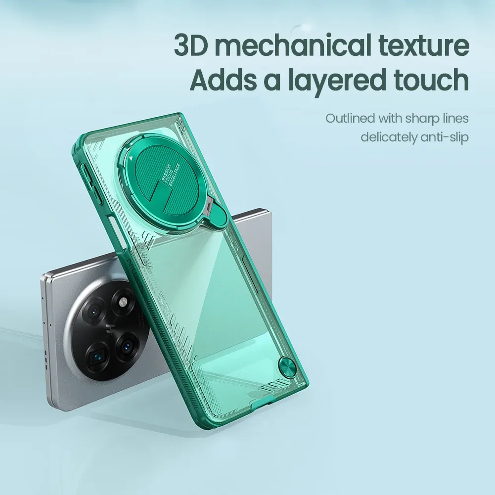 For OPPO Find N5 Transparent Case NILLKIN Iceblade Fold Shockproof Camera Protective Cover For OPPO Find N5 With Metal Stand