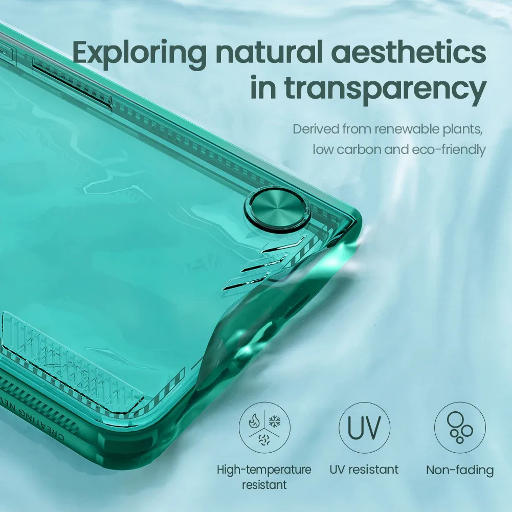 For OPPO Find N5 Transparent Case NILLKIN Iceblade Fold Shockproof Camera Protective Cover For OPPO Find N5 With Metal Stand