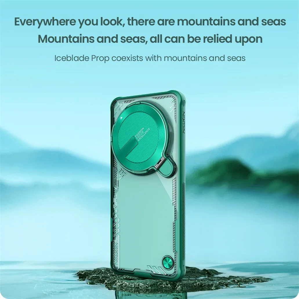 For Xiaomi 15 Ultra Case NILLKIN Iceblade Prop Transparent Eco-friendly Material Phone Holder Camera Cover For Xiaomi 15 Ultra