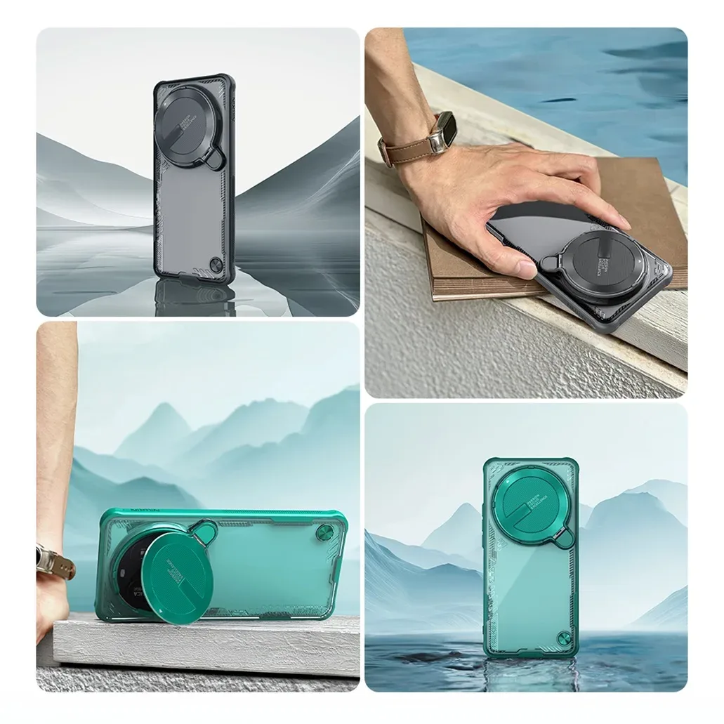 For Xiaomi 15 Ultra Case NILLKIN Iceblade Prop Transparent Eco-friendly Material Phone Holder Camera Cover For Xiaomi 15 Ultra
