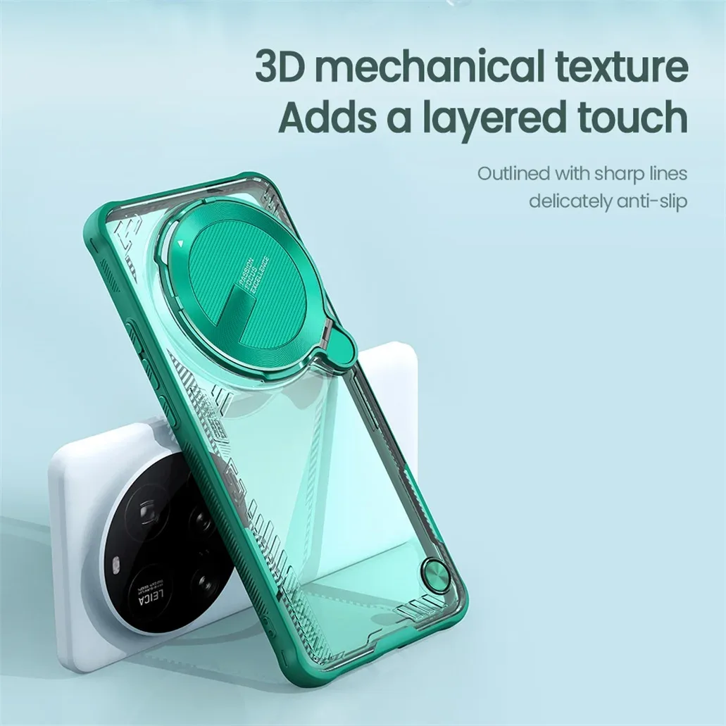 For Xiaomi 15 Ultra Case NILLKIN Iceblade Prop Transparent Eco-friendly Material Phone Holder Camera Cover For Xiaomi 15 Ultra