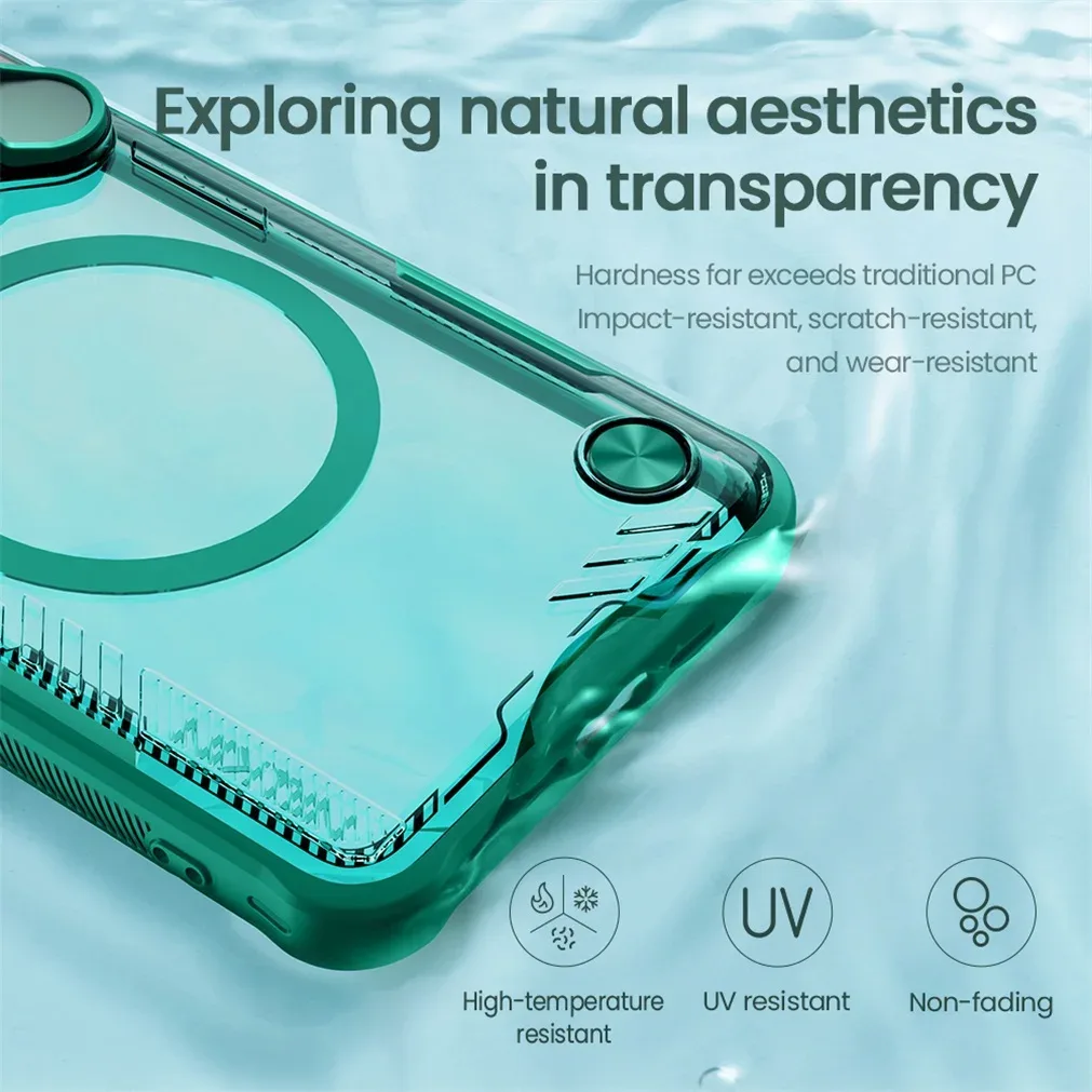 For Xiaomi 15 Ultra Magsafe Case NILLKIN Iceblade Prop Transparent Eco-friendly Magnetic Wireless Charging Cover For Mi 15 Ultra