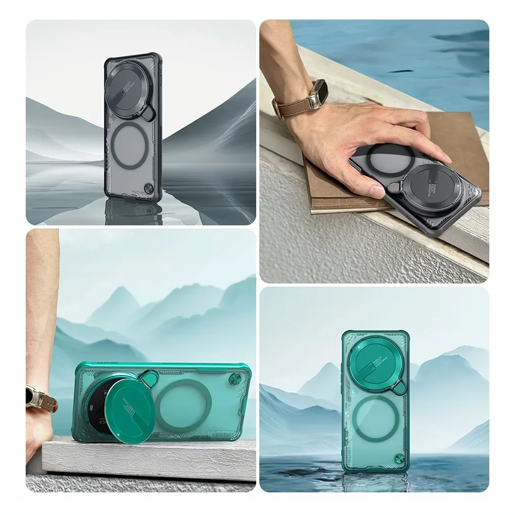 For Xiaomi 15 Ultra Magsafe Case NILLKIN Iceblade Prop Transparent Eco-friendly Magnetic Wireless Charging Cover For Mi 15 Ultra