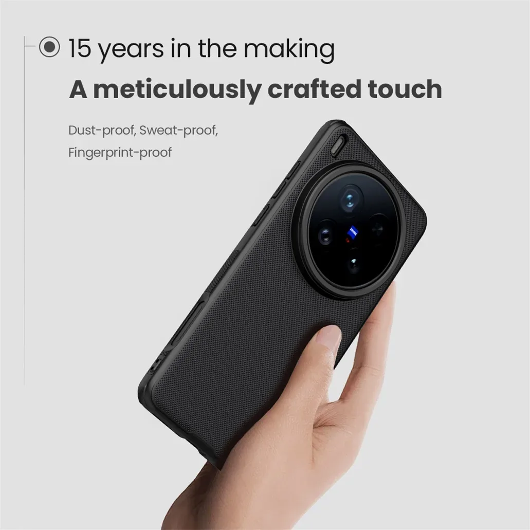 For Vivo X200 Ultra MagSafe Case Nillkin Frosted Shield Pro Magnetic Charging Case Soft Edges Back Cover For Vivo X200 Ultra