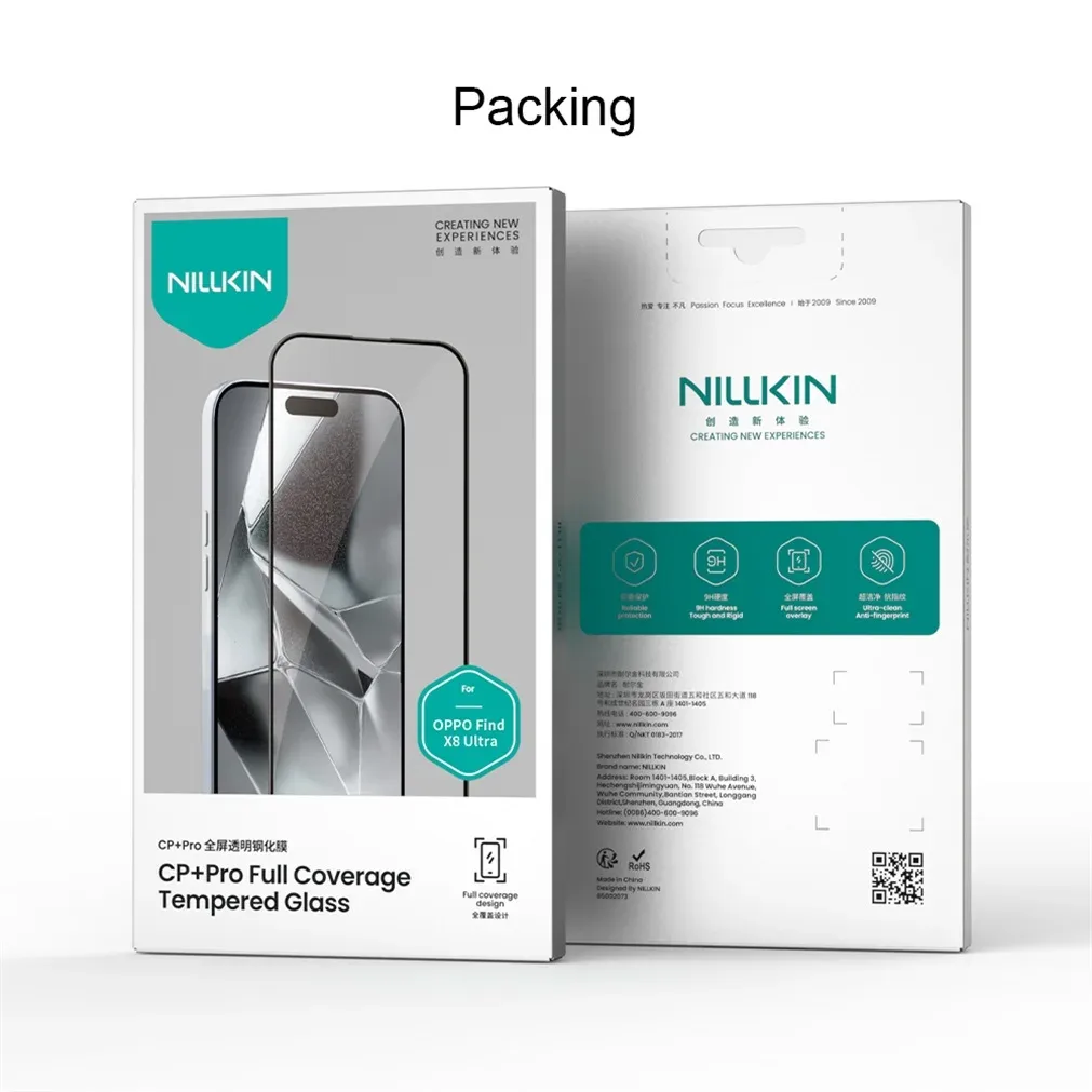 Nillkin For OPPO Find X8 Ultra Tempered Glass CP+PRO Anti-Explosion 2.5D 9H Full Coverage Screen Protector For Find X8 Ultra