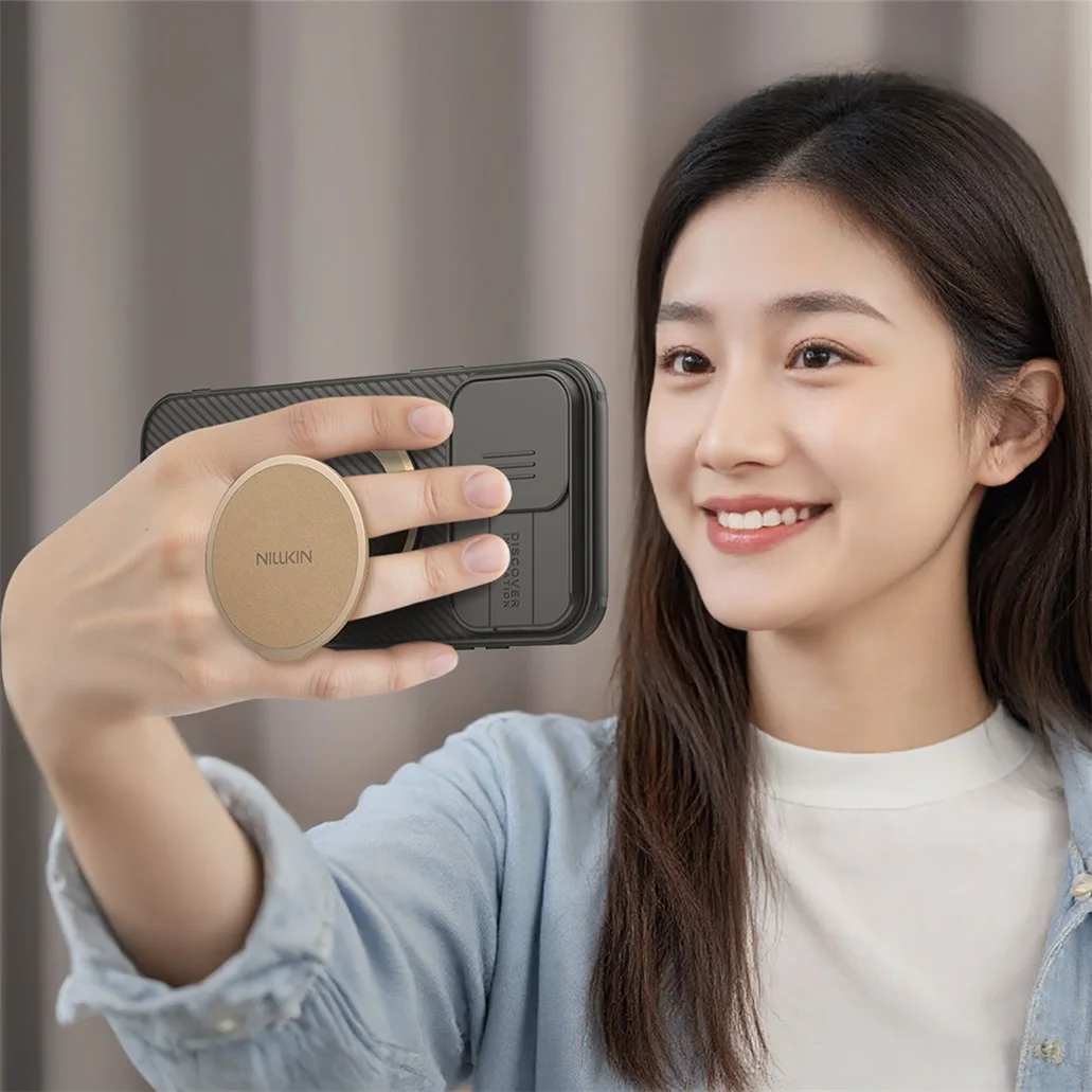 Магнитное крепление для смартфона Nillkin Dual-Magnet Grip с кольцом и подставкой Магнитное крепление для смартфона Nillkin Dual-Magnet Grip с кольцом и подставкой