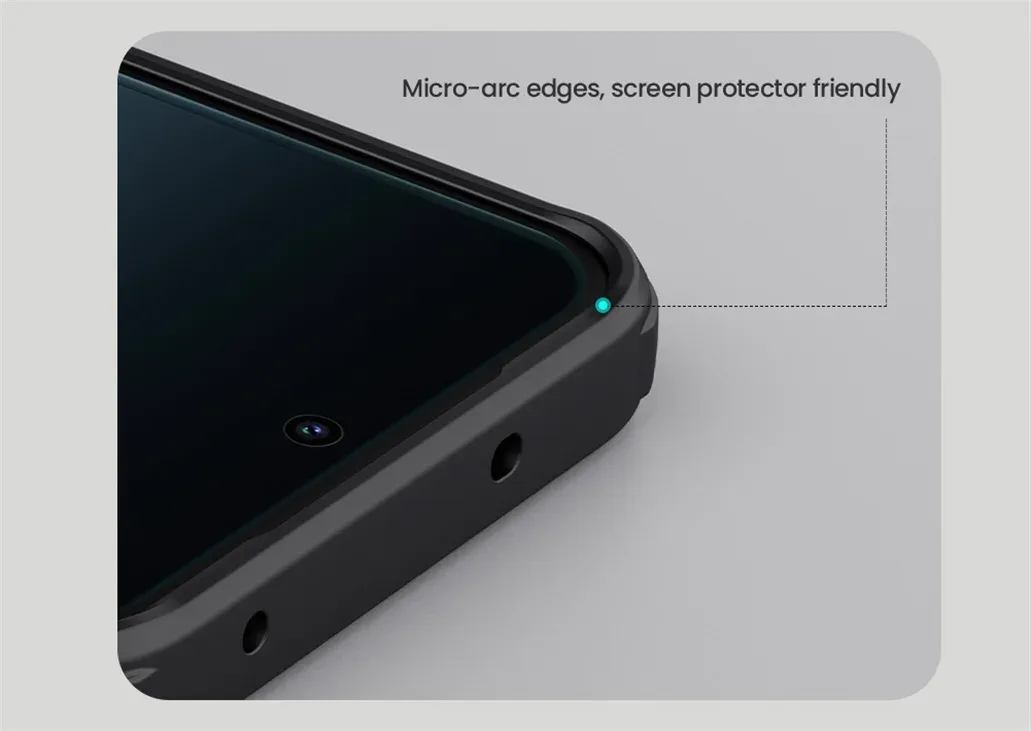 For OnePlus 13T Case Nillkin Frosted Shield Pro Soft TPU Edges Hard PC Shell Shockproof Ultra-thin Back Cover For One Plus 13T