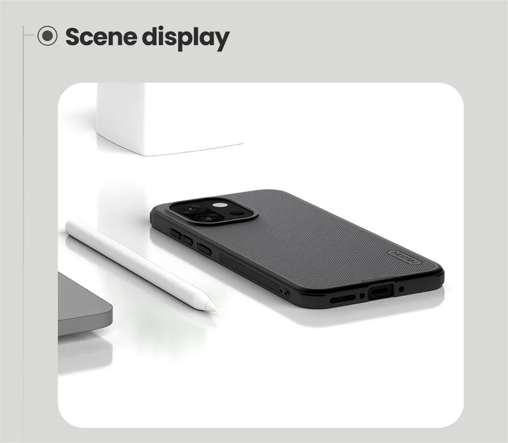 For OnePlus 13T Case Nillkin Frosted Shield Pro Soft TPU Edges Hard PC Shell Shockproof Ultra-thin Back Cover For One Plus 13T