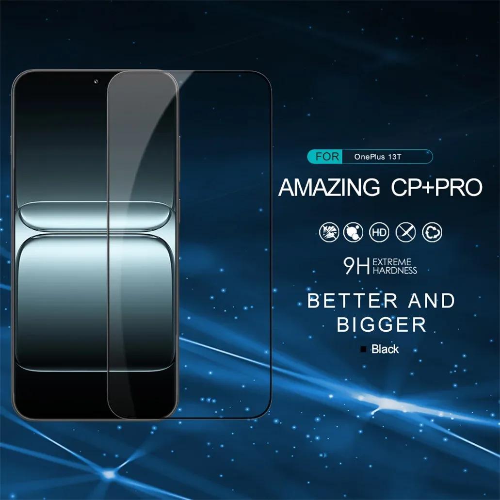 Nillkin For OnePlus 13T Tempered Glass CP+PRO Anti-Explosion 2.5D 9H Full Glue Full Coverage Screen Protector For One Plus 13T