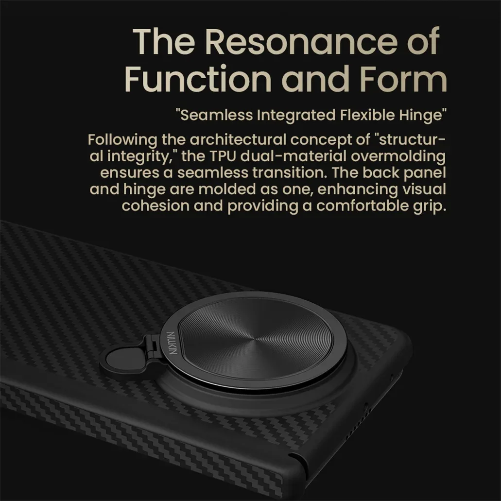 For Huawei Mate X6 MagSafe Case NILLKIN CarboProp Aramid Fiber Magnetic Wireless Charging Camera Stand Cover For Huawei Mate X6