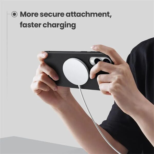 Чехол Nillkin Super Frosted Shield Pro Magnetic для Samsung Galaxy S25 Edge (MagSafe) — изображение 4
