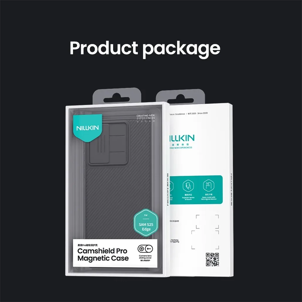 For Samsung Galaxy S25 Edge MagSafe Case NILLKIN CamShield Pro Shockproof Magnetic Case Slide Camera Cover For Samsung S25 Edge