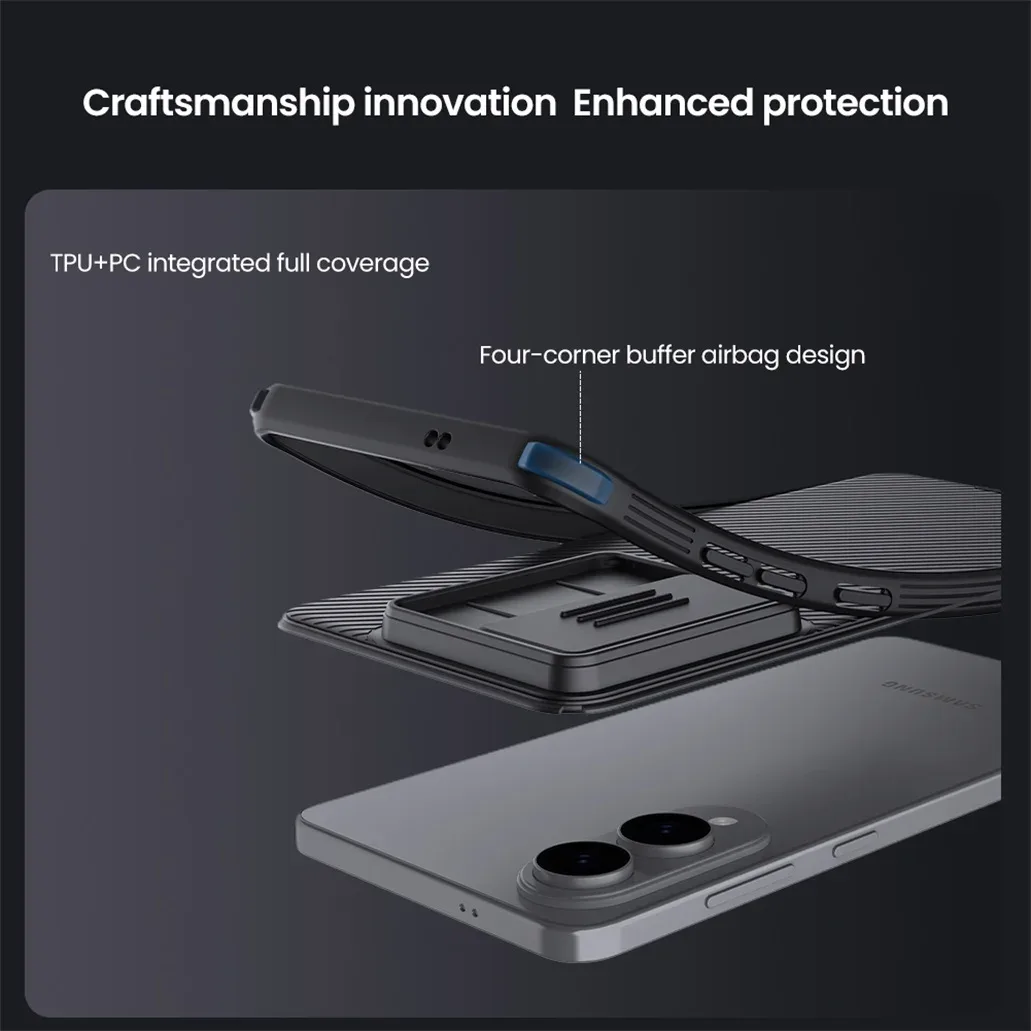 For Samsung Galaxy S25 Edge MagSafe Case NILLKIN CamShield Pro Shockproof Magnetic Case Slide Camera Cover For Samsung S25 Edge