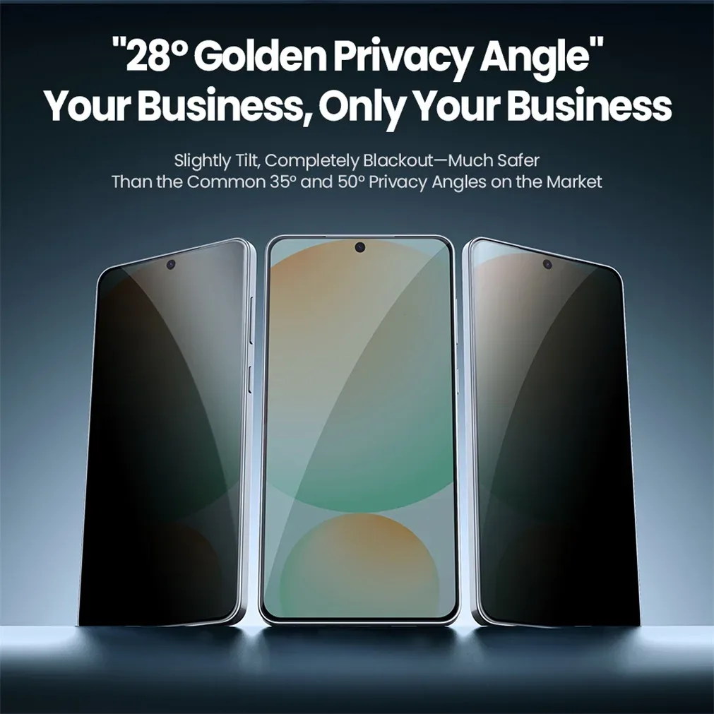 Nillkin For Samsung Galaxy S25 Edge Tempered Glass Anti Peeping Privacy Protection Screen Protector For SAM S25 Edge With Tool