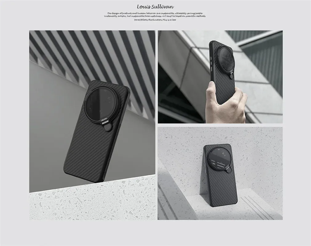 For Xiaomi 15 Ultra MagSafe Case NILLKIN CarboProp Aramid Fiber Magnetic Case Transparent Camera Cover Holder For Xiaomi 15Ultra