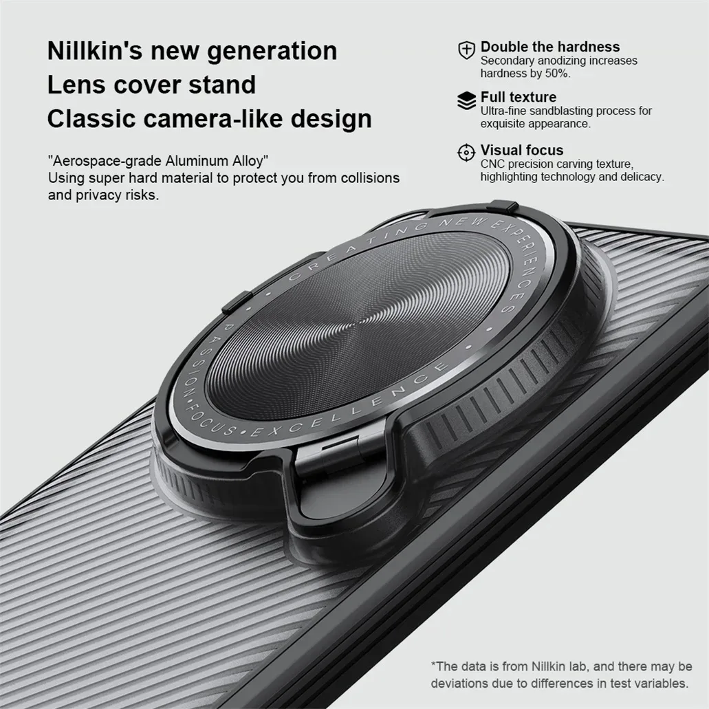 For Vivo X200 Ultra Transparent Case NILLKIN CamShield Prop With Phone Holder Hinged Camera Protective Cover For Vivo X200 Ultra
