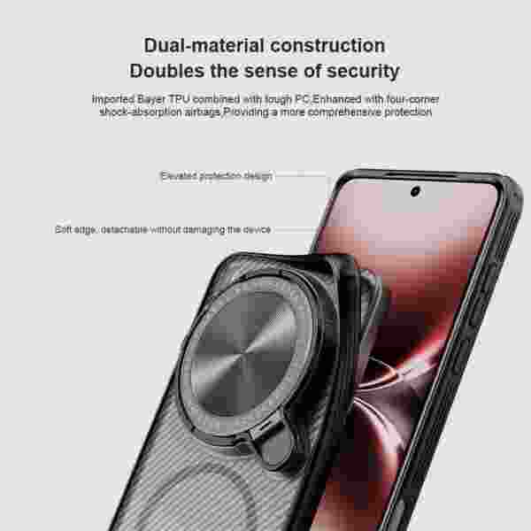 Чехол Nillkin Camshield Prop Magnetic для Vivo X200 Ultra (Прозрачный) — изображение 6