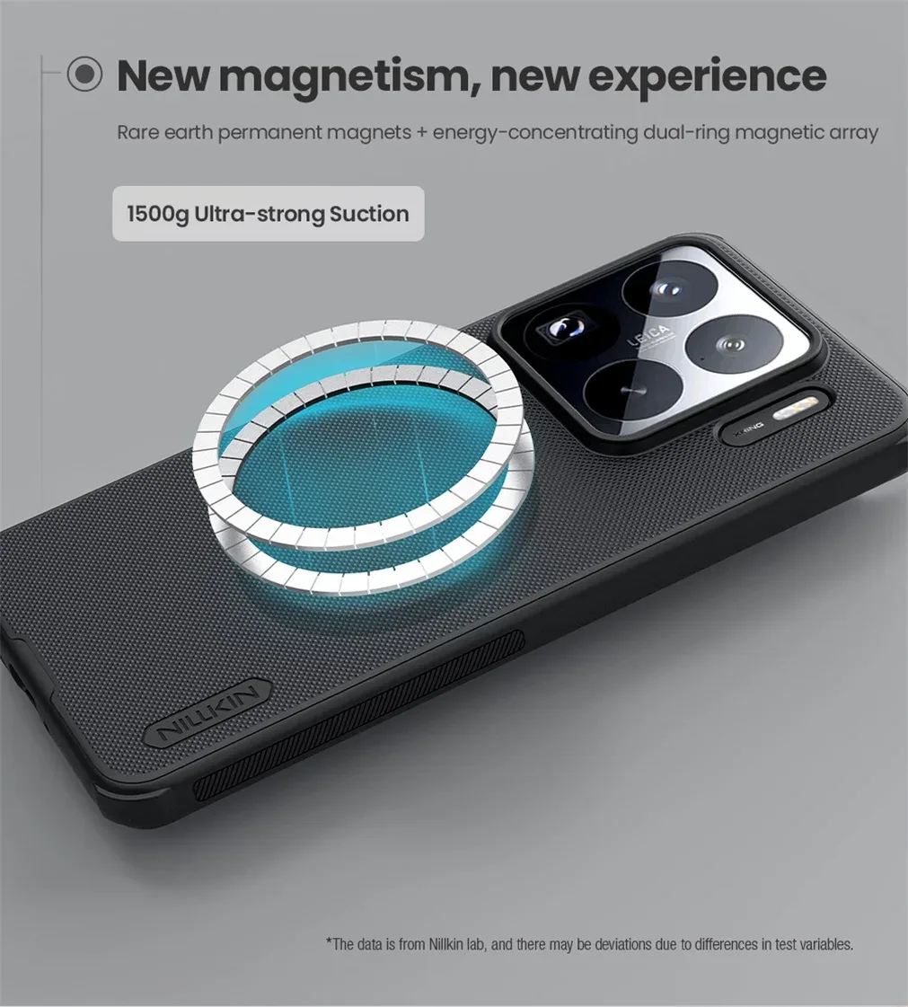 For Xiaomi 15S Pro MagSafe Case Nillkin Frosted Shield Pro Magnetic Wireless Charging Case Soft Edges Cover For Xiaomi 15S Pro