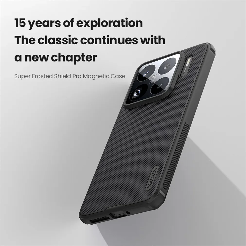 For Xiaomi 15S Pro MagSafe Case Nillkin Frosted Shield Pro Magnetic Wireless Charging Case Soft Edges Cover For Xiaomi 15S Pro
