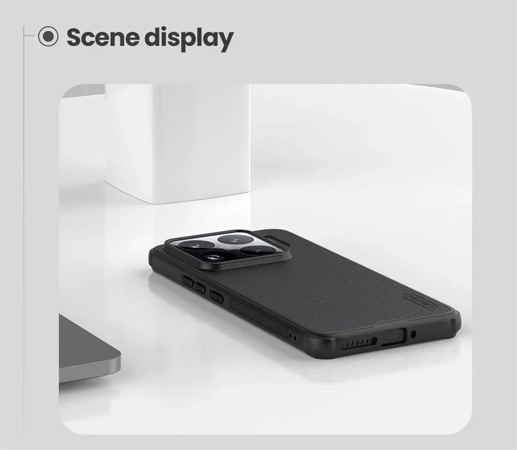 For Xiaomi 15S Pro MagSafe Case Nillkin Frosted Shield Pro Magnetic Wireless Charging Case Soft Edges Cover For Xiaomi 15S Pro
