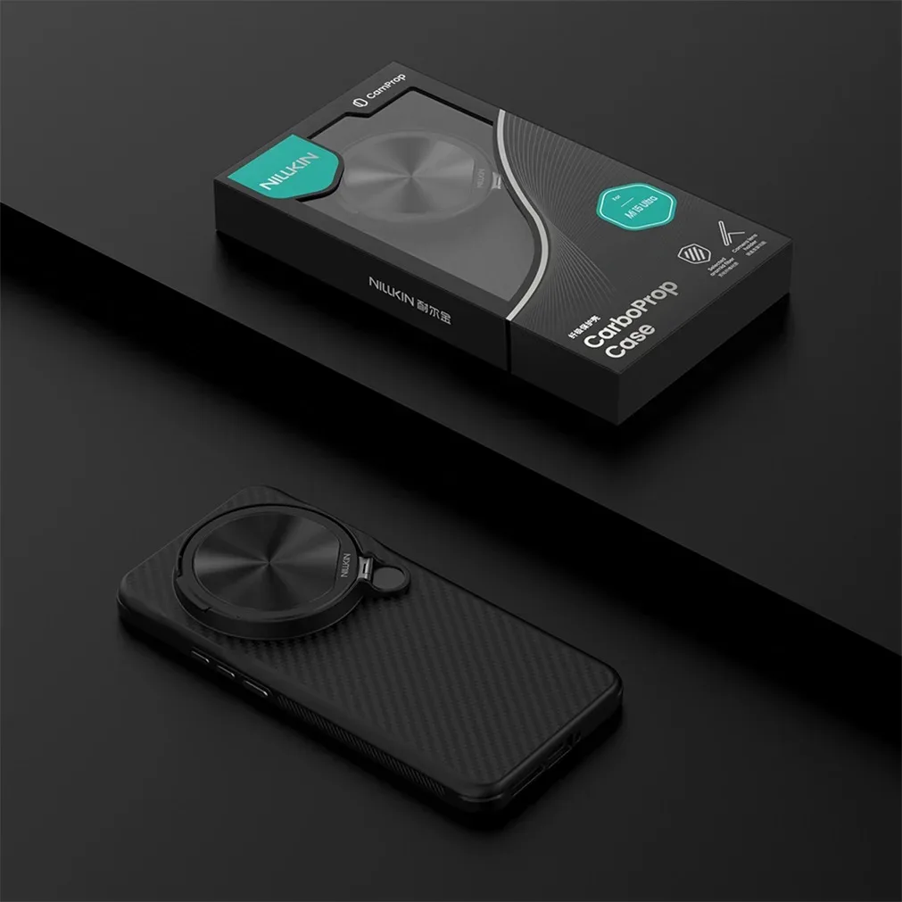 For Xiaomi 15 Ultra MagSafe Case NILLKIN CarboProp Aramid Fiber Magnetic Case With Phone Holder Camera Cover For Xiaomi 15Ultra
