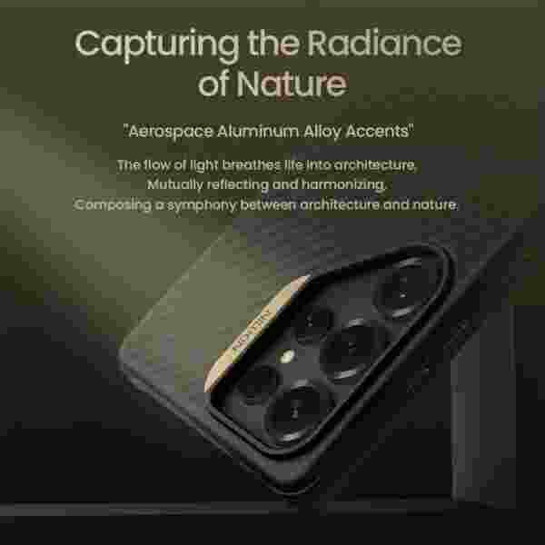 Чехол Nillkin Synthetic Fiber Pro для Samsung Galaxy S25 Ultra (MagSafe) — изображение 2