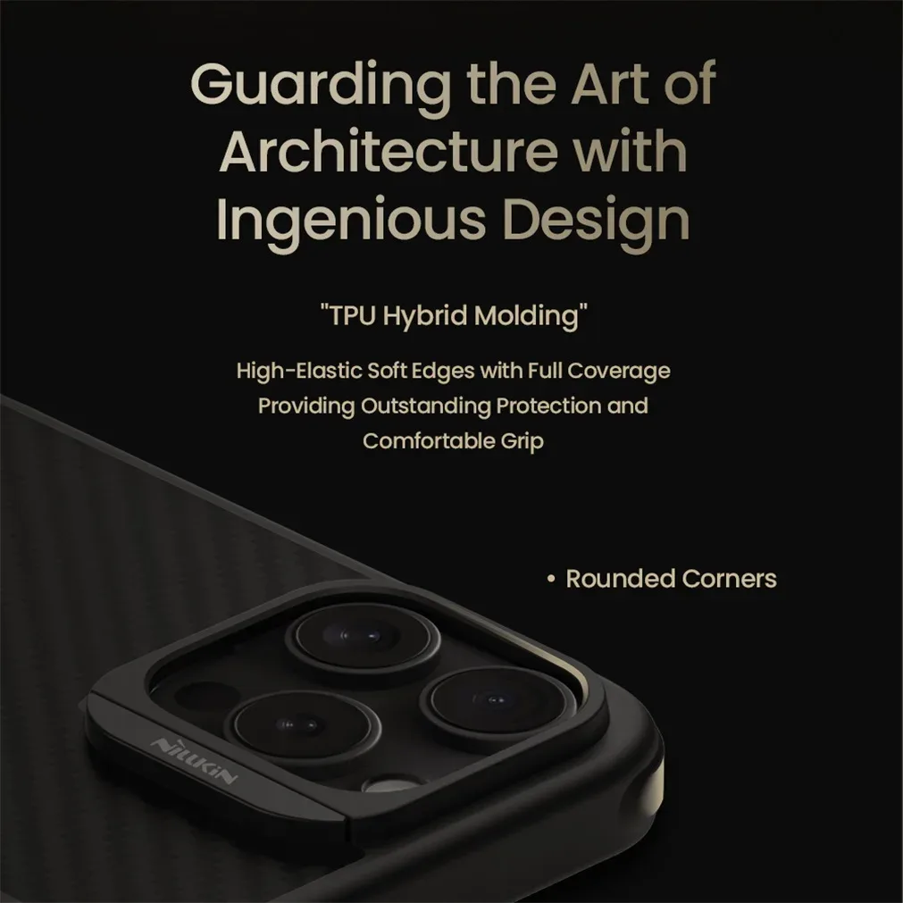 For iPhone 16 Pro Max MagSafe Case NILLKIN Synthetic Fiber Pro Magnetic Case Aramid Fiber Ultra-thin Cover For iPhone16 Pro