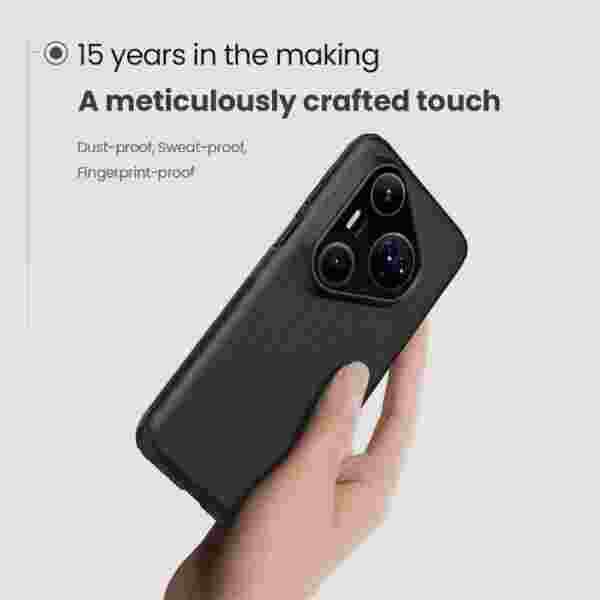 Чехол Nillkin Super Frosted Shield Pro Magnetic для Huawei Pura 80, Huawei Pura 80 Pro, Huawei Pura 80 Pro+, Huawei Pura 80 Ultra (MagSafe) — изображение 2