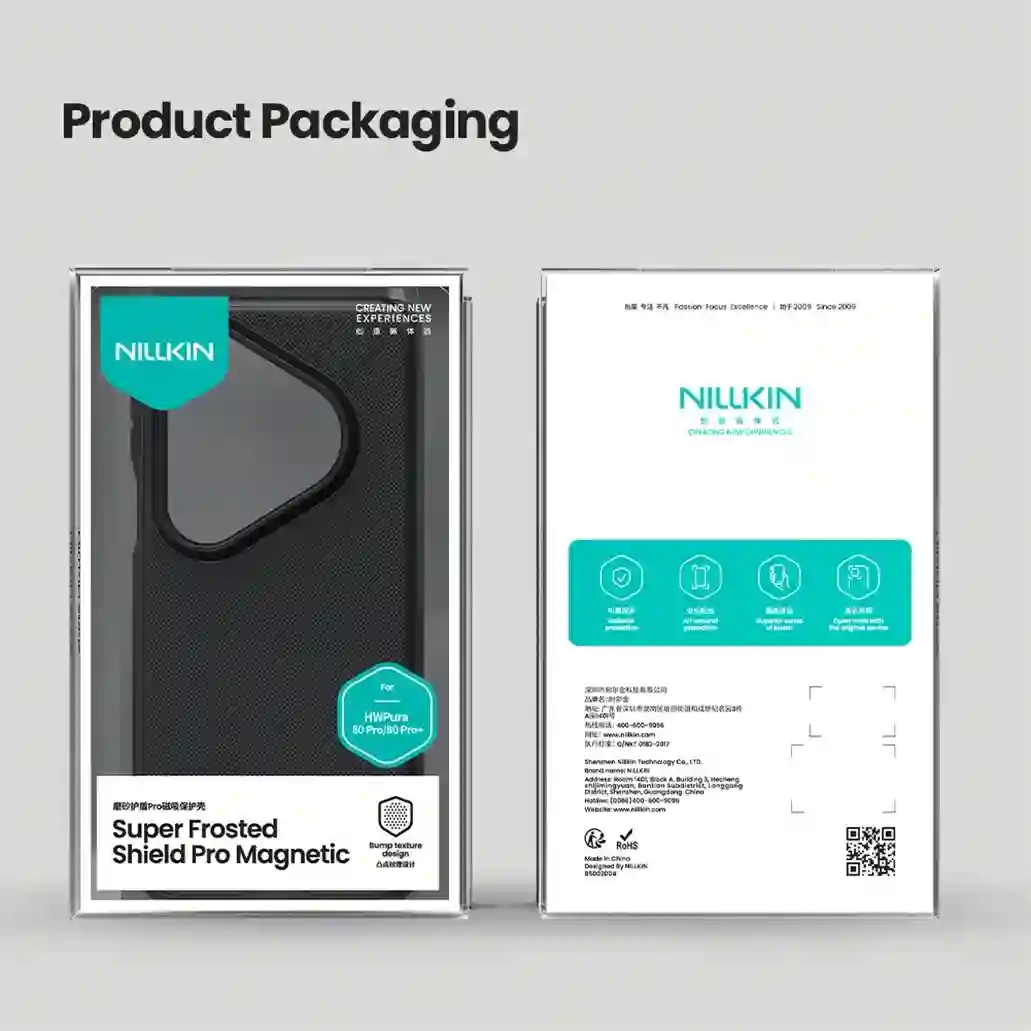 Чехол Nillkin Super Frosted Shield Pro Magnetic для Huawei Pura 80, Huawei Pura 80 Pro, Huawei Pura 80 Pro+, Huawei Pura 80 Ultra (MagSafe)