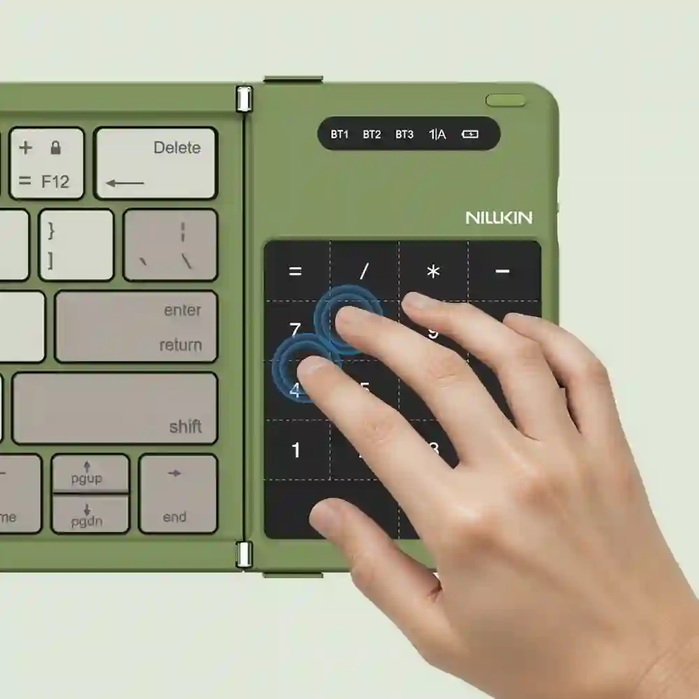 NILLKIN Folding Bluetooth Game Keyboard Wireless iPad Mobile Phone Tablet Universal Notebook Compact Portable Gaming Keyboard