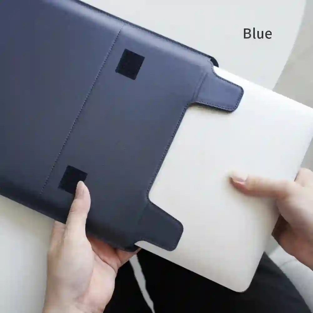 NILLKIN Laptop Sleeve Bag with Stand For Macbook Air 13 Case For Macbook Pro M1 2021 PU Leather Laptop Case For Macbook Pro 16
