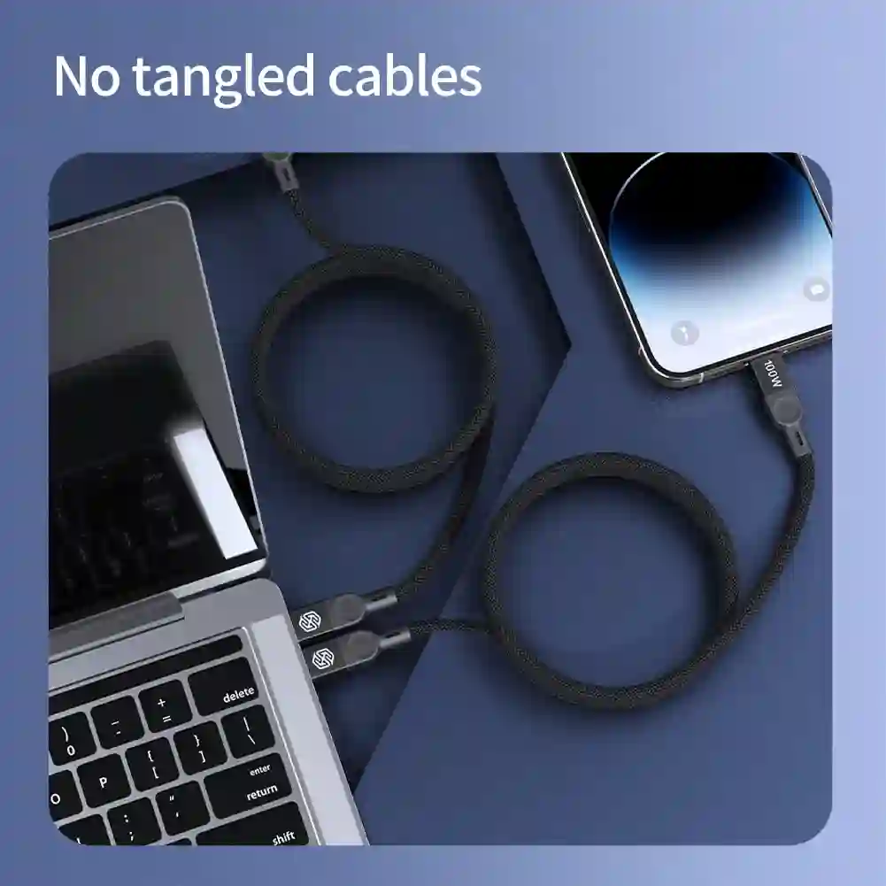 NILLKIN 100W USB Type C To USB C Cable For iPhone 16 For Macbook iPad Samsung Xiaomi PD Fast Charging Charger Cord Fast USB C