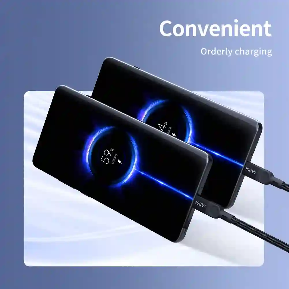 NILLKIN 100W USB Type C To USB C Cable For iPhone 16 For Macbook iPad Samsung Xiaomi PD Fast Charging Charger Cord Fast USB C