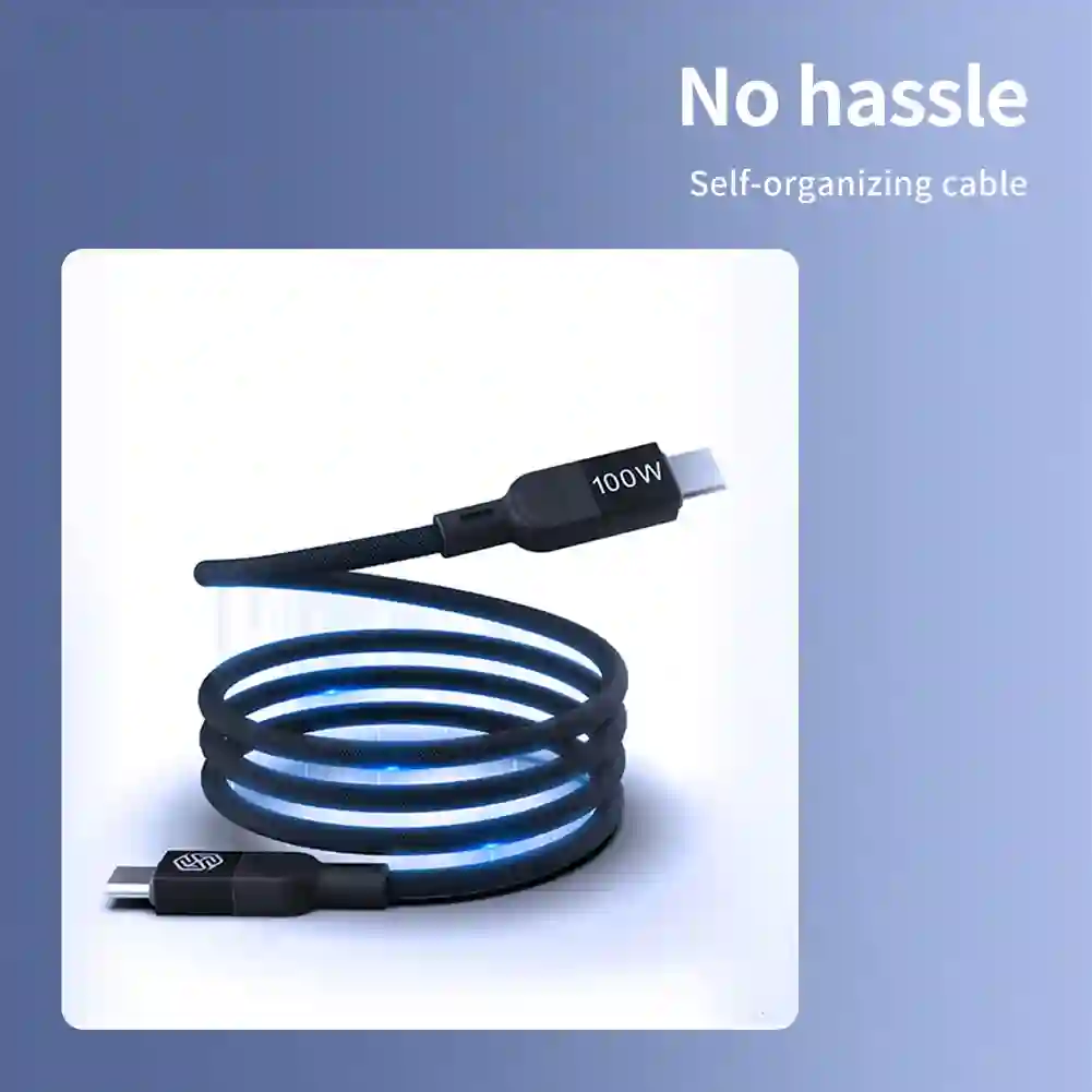 NILLKIN 100W USB Type C To USB C Cable For iPhone 16 For Macbook iPad Samsung Xiaomi PD Fast Charging Charger Cord Fast USB C