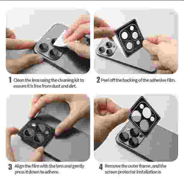 Защитное стекло Nillkin CLRFilm для камеры Samsung Galaxy S24, Galaxy S24 Plus — изображение 5