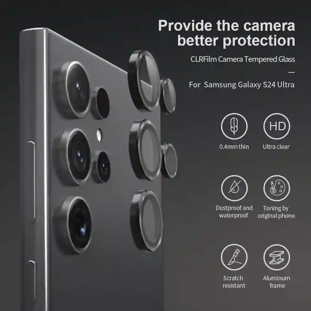 NILLKIN Camera Lens Protector For Samsung S24 Ultra Waterproof Full Cover Tempered Glass For Samsung S24/S24 Plus Back Len