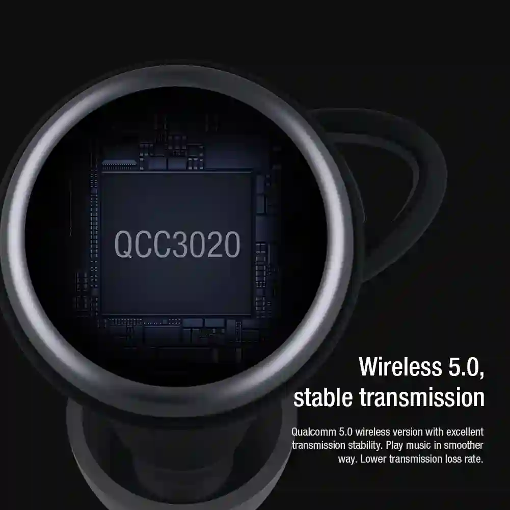 NILLKIN TWS Wireless Headphones Bluetooth 5.0 Earphones Qualcomm aptX Xiaomi Wireless Earphones With Noise Cancelling IPX5