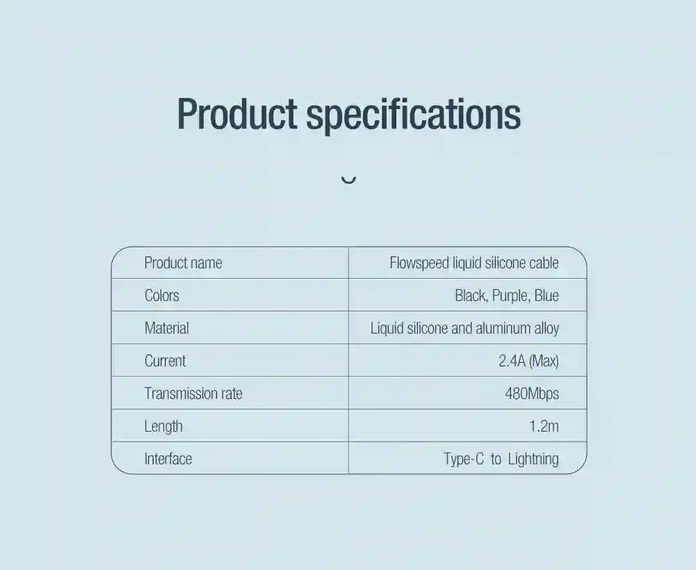 NILLKIN PD 27W Type C To Lightning Cable Fast Charge Efficient transmission liquid Silicone Cable For iPhone 14 13 12 Pro Max
