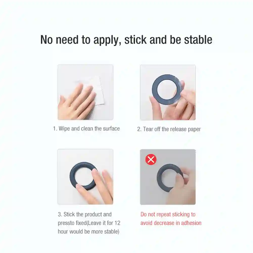 NILLKIN Magnetic holder For iPhone 13 Pro Max Strong Magnetic Sticker For iPhone 12 Pro Max Phone Stand Used to install On Walls