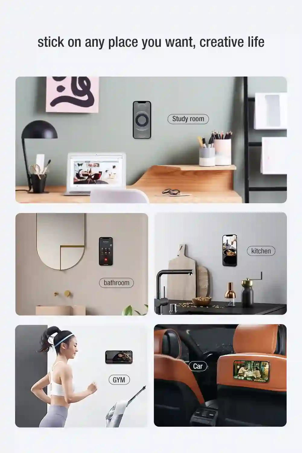 NILLKIN Magnetic holder For iPhone 13 Pro Max Strong Magnetic Sticker For iPhone 12 Pro Max Phone Stand Used to install On Walls